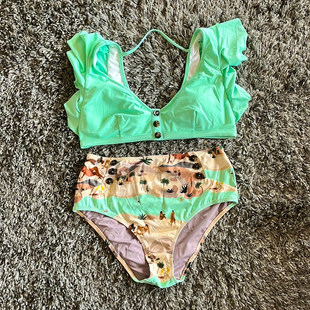 Fabulous Isabelle Feliu 2 piece Swimsuit